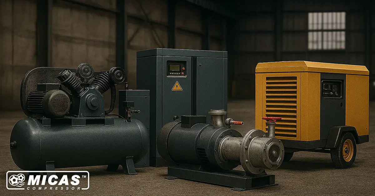 کمپرسور هوای فشرده چیست؟ + روش کار آن