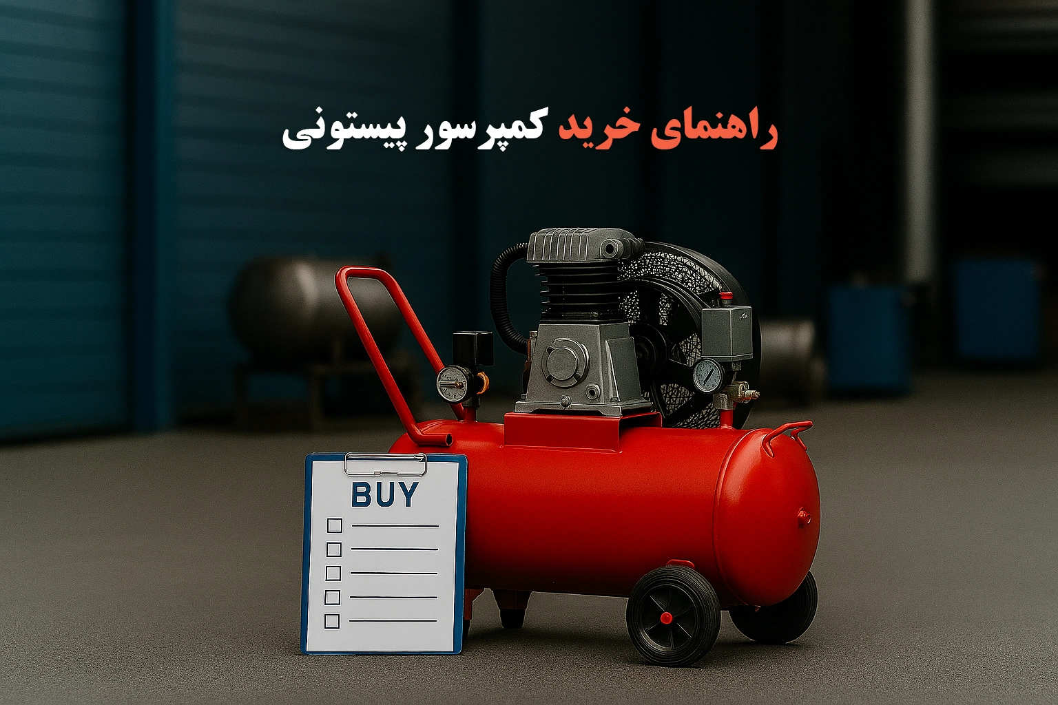 راهنمای خرید کمپرسور پیستونی