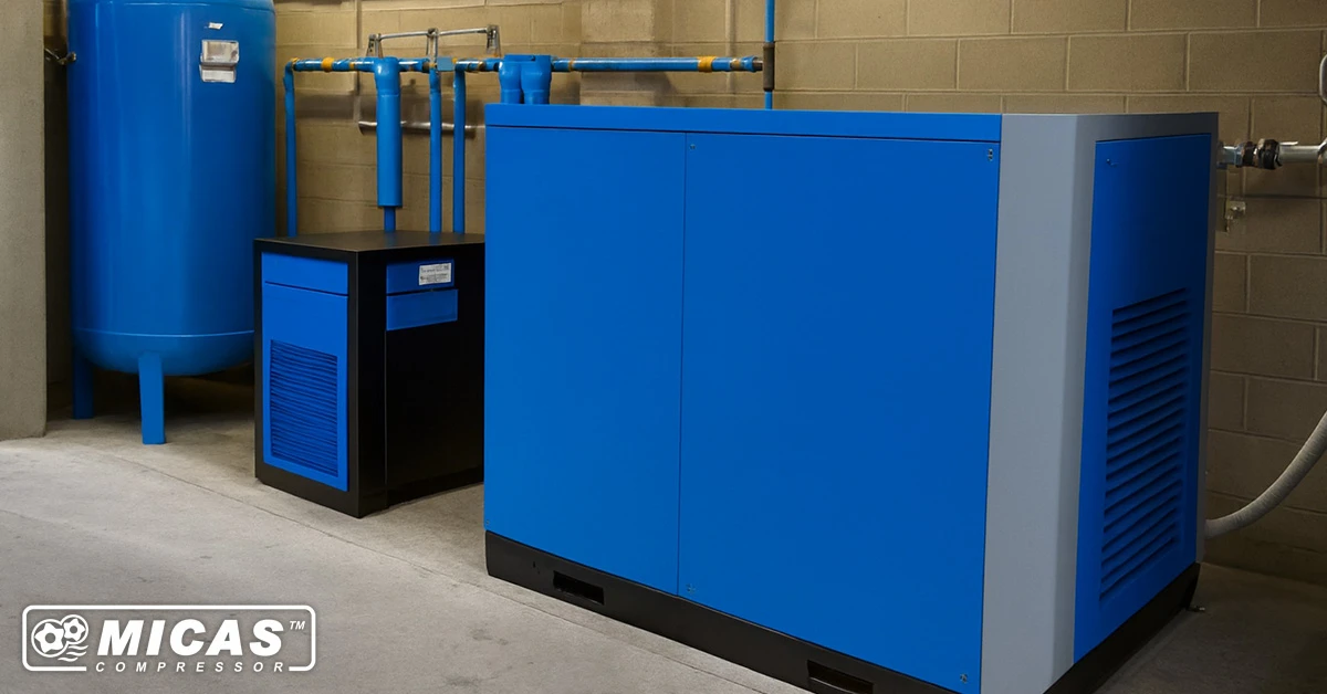 کمپرسور باد صنعتی | راهنمای خرید و نگهداری