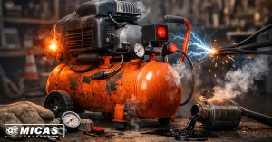 Air compressor tank not filling