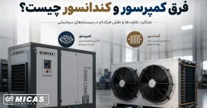 فرق کمپرسور و کندانسور در یک نگاه | انواع و نحوه کار